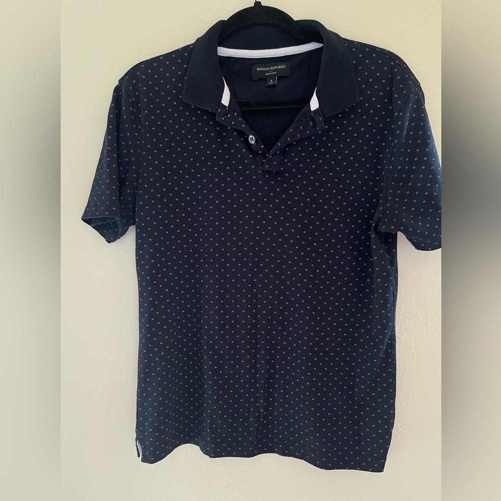 Banana republic dress polo shirt mens size small